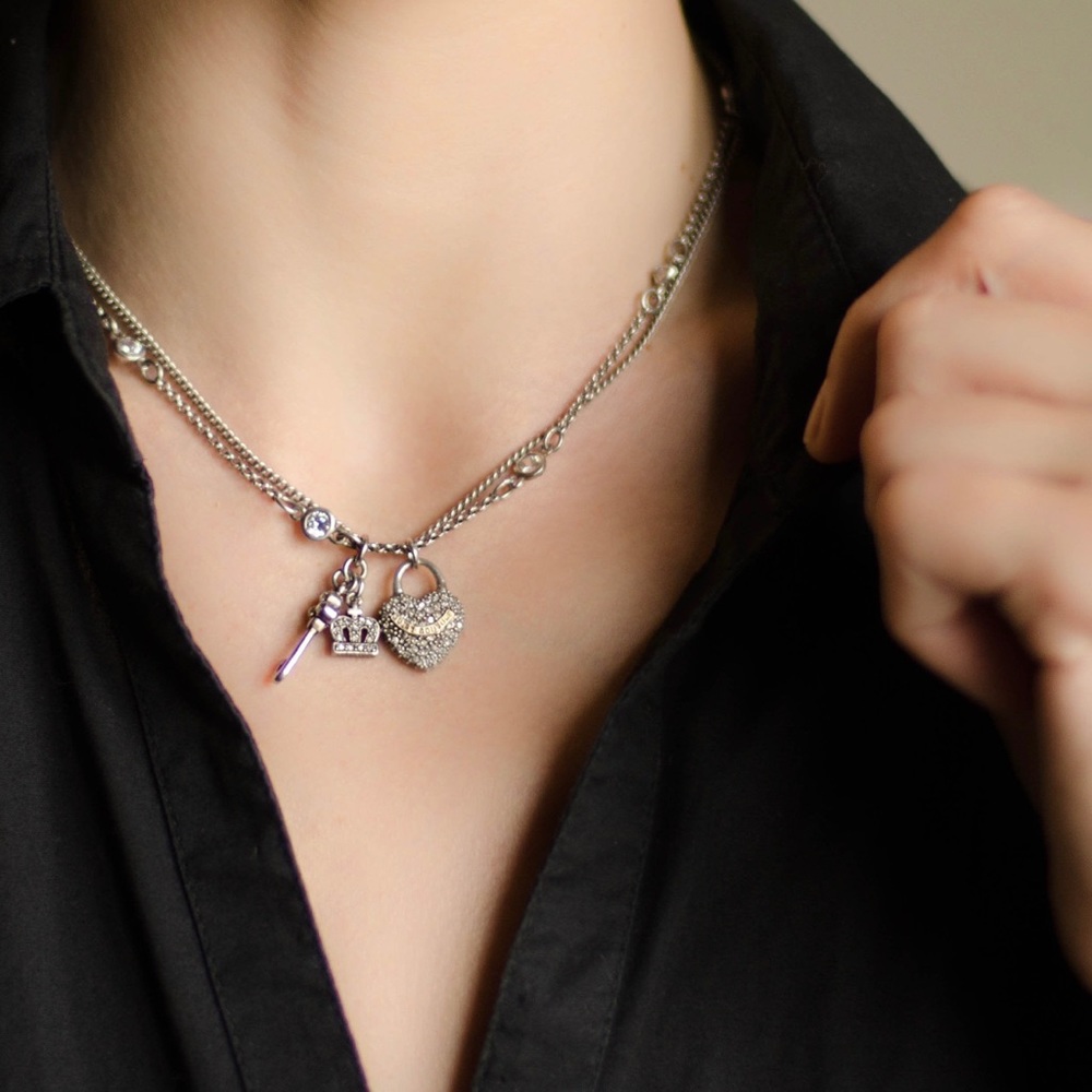 Juicy Couture Charm Necklace -RARE FIND